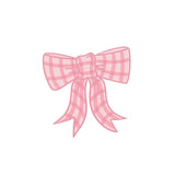 Pink Gingham Bow Mini Attachment - Coton Colors - Gaines Jewelers
