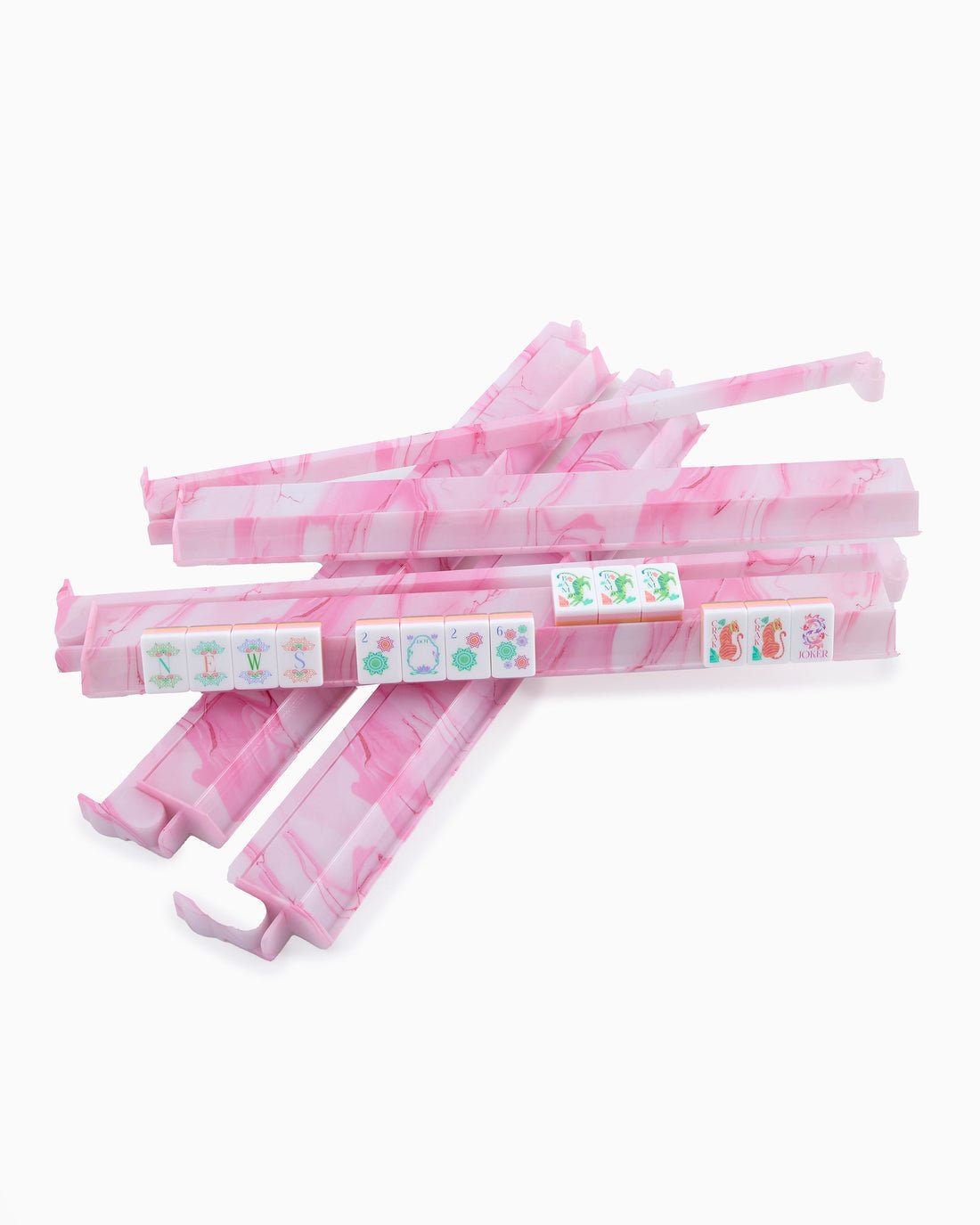 Pink Quartz Rack & Pusher Set - Oh My Mahjong - Gaines Jewelers