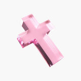 Pink Small Cross Acrylic Weights - Anne Neilson - Gaines Jewelers