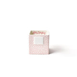 Pink Small Dot Mini Nesting Cube Small - Happy Everything - Gaines Jewelers