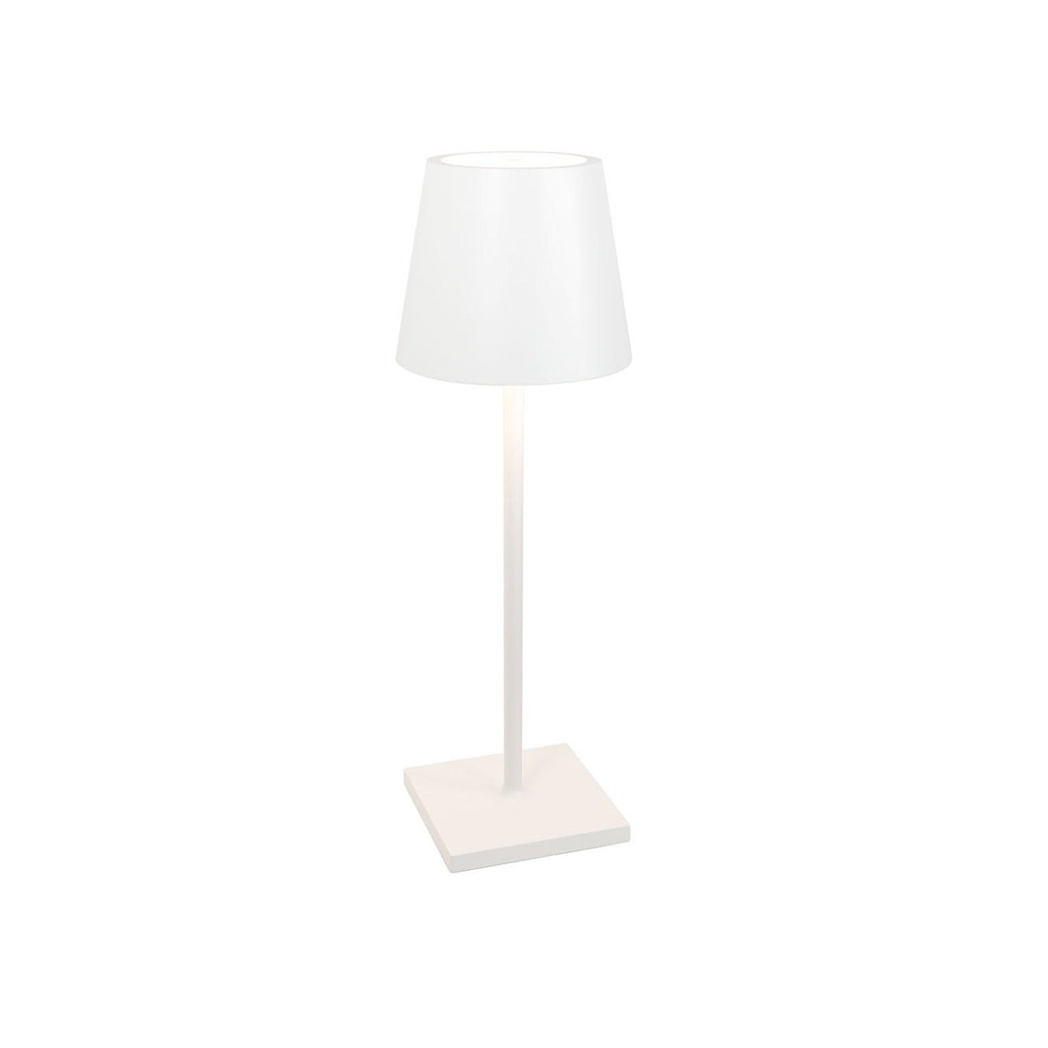 Poldina L Desk Lamp (White) - Zafferano - Gaines Jewelers