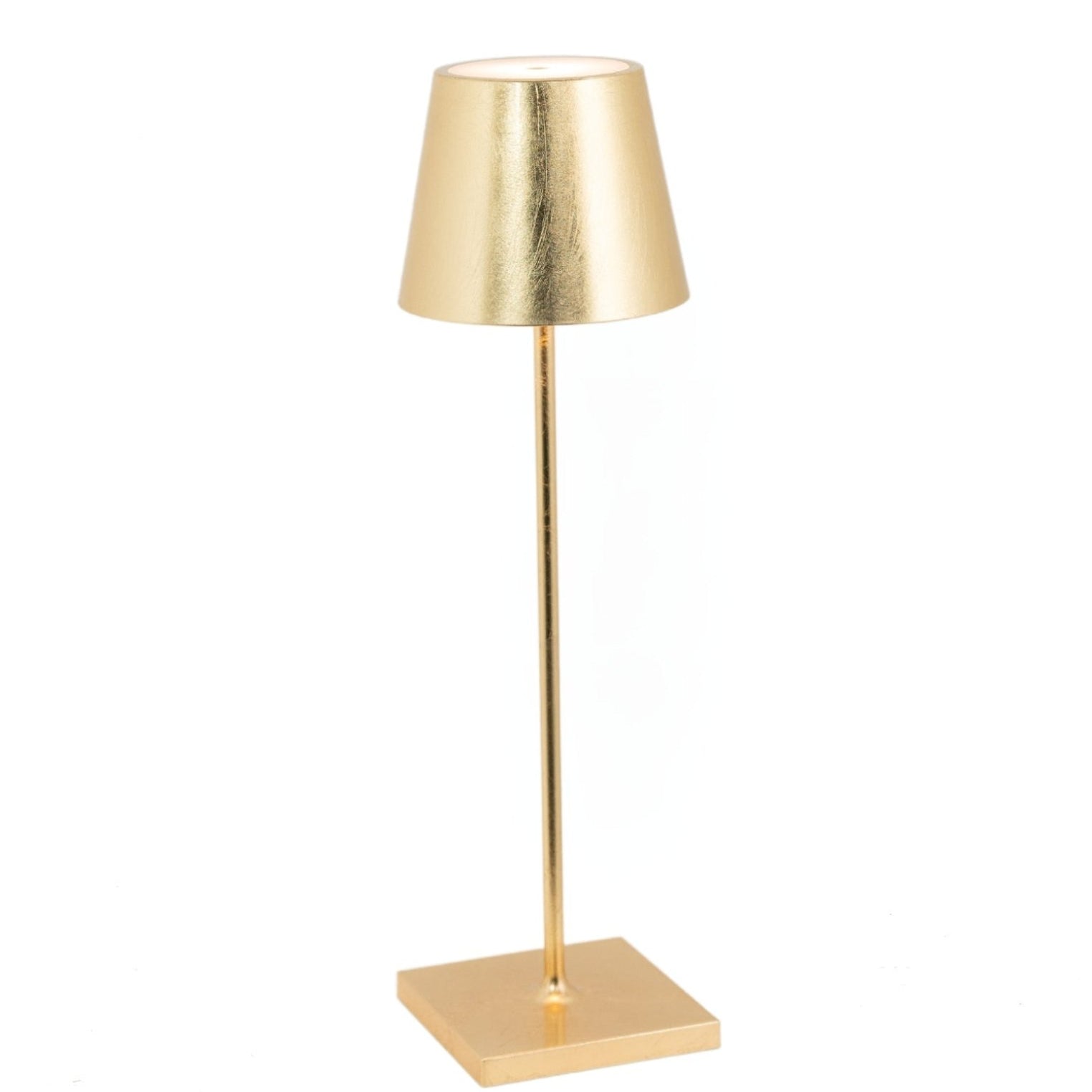 Poldina Pro Gold Leaf Table Lamp - Zafferano - Gaines Jewelers