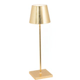 Poldina Pro Gold Leaf Table Lamp - Zafferano - Gaines Jewelers