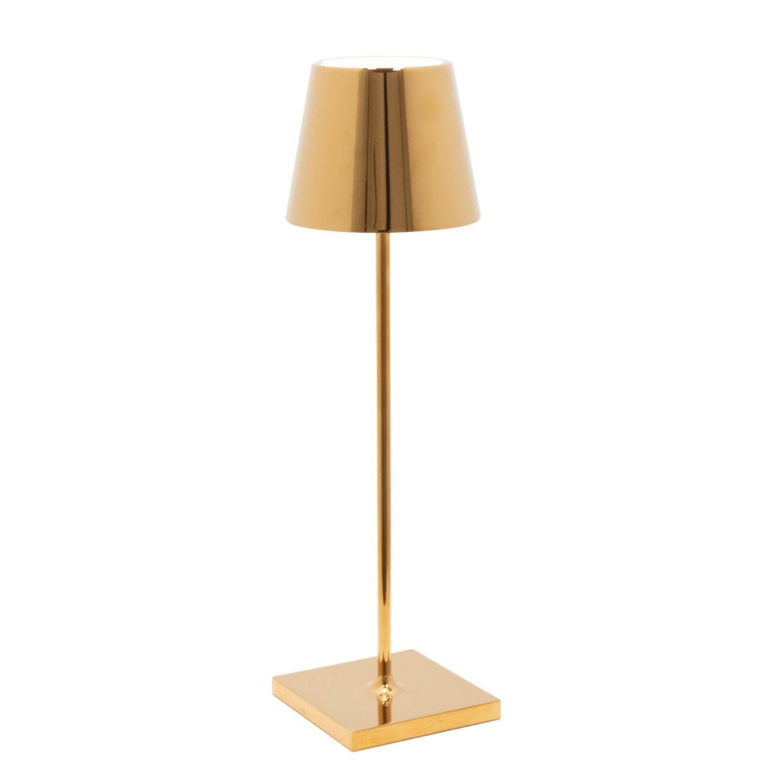 Poldina Pro Table Lamp (Glossy Gold) - Zafferano - Gaines Jewelers