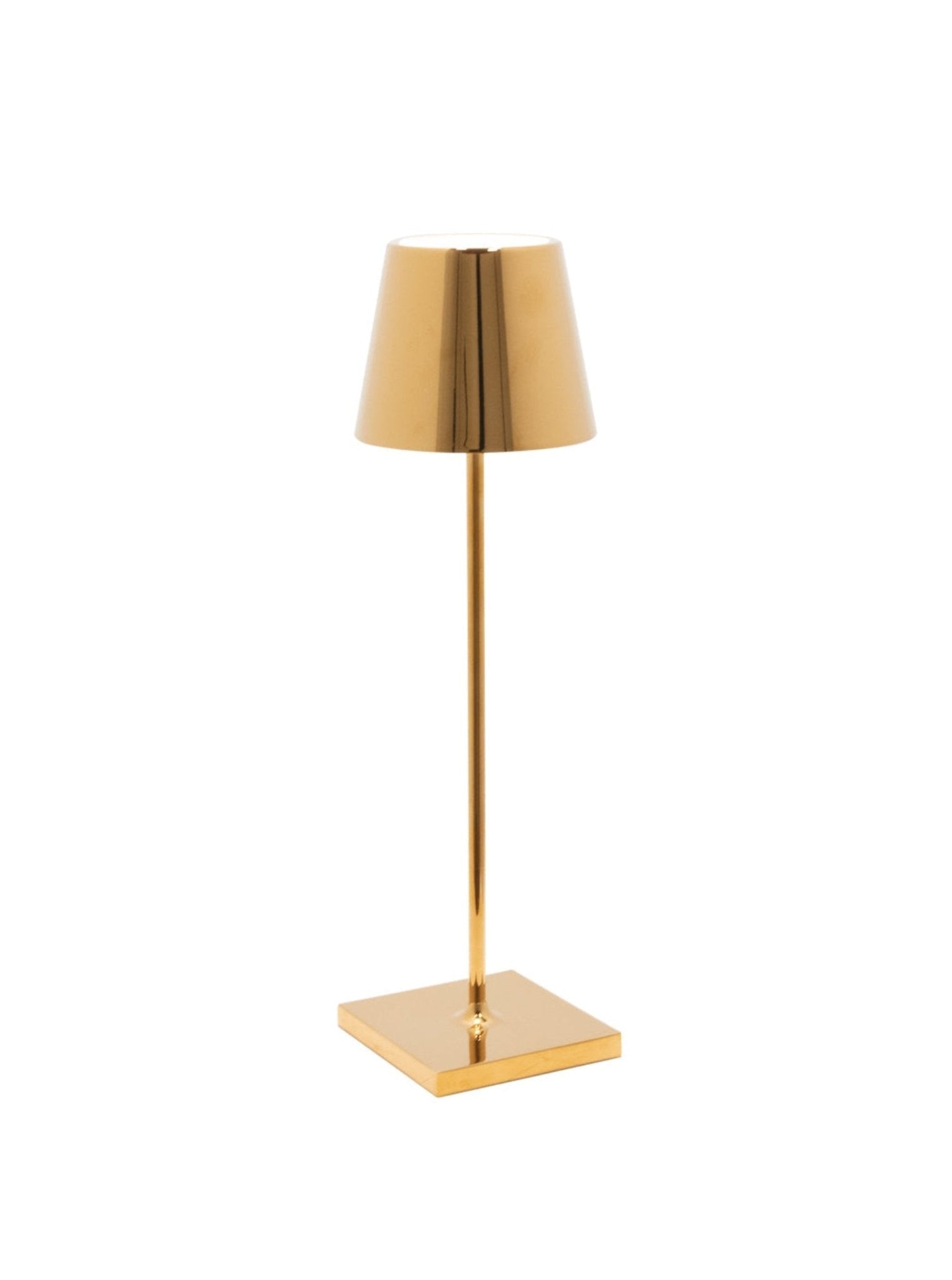 Poldina Pro Table Lamp (Glossy Gold) - Zafferano - Gaines Jewelers