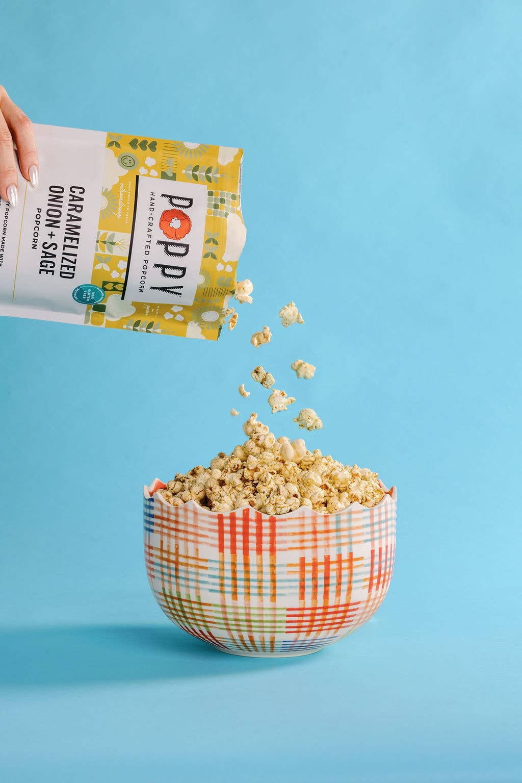 Poppy Hand-Crafted Popcorn - Caramelized Onion + Sage Popcorn- Fall Seasonal - Gaines Jewelers
