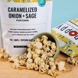 Poppy Hand-Crafted Popcorn - Caramelized Onion + Sage Popcorn- Fall Seasonal - Gaines Jewelers