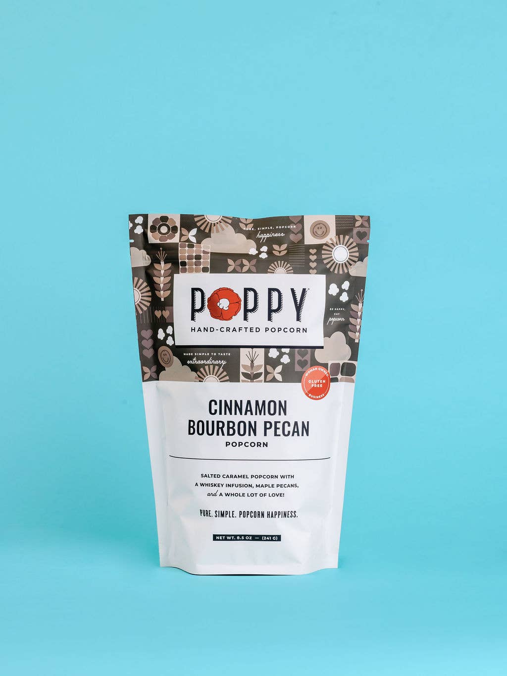Poppy Hand-Crafted Popcorn - Cinnamon Bourbon Pecan Popcorn - Gaines Jewelers