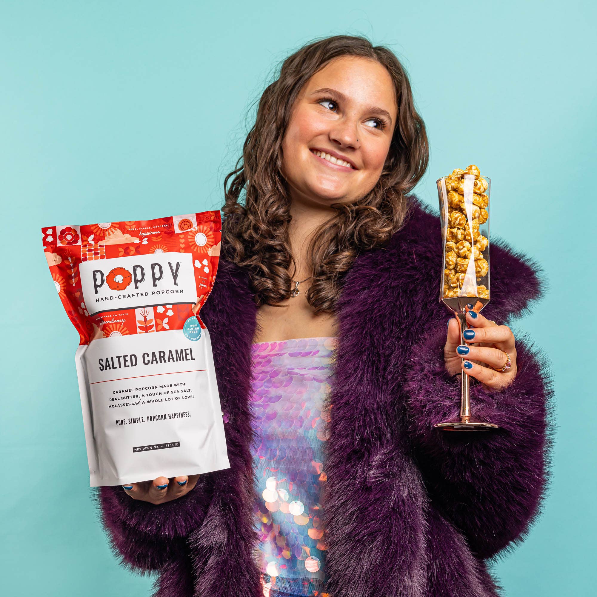 Poppy Hand-Crafted Popcorn - Salted Caramel Popcorn - Gaines Jewelers