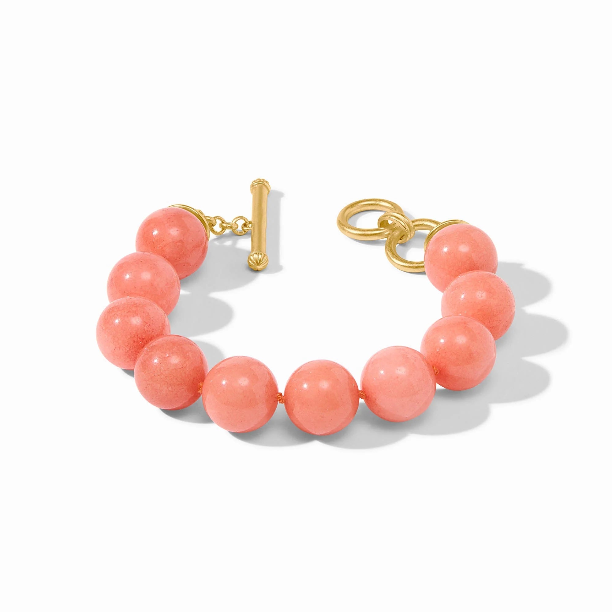 Portofino Beaded Bracelet - Melon Jade - OS - Julie Vos - Gaines Jewelers