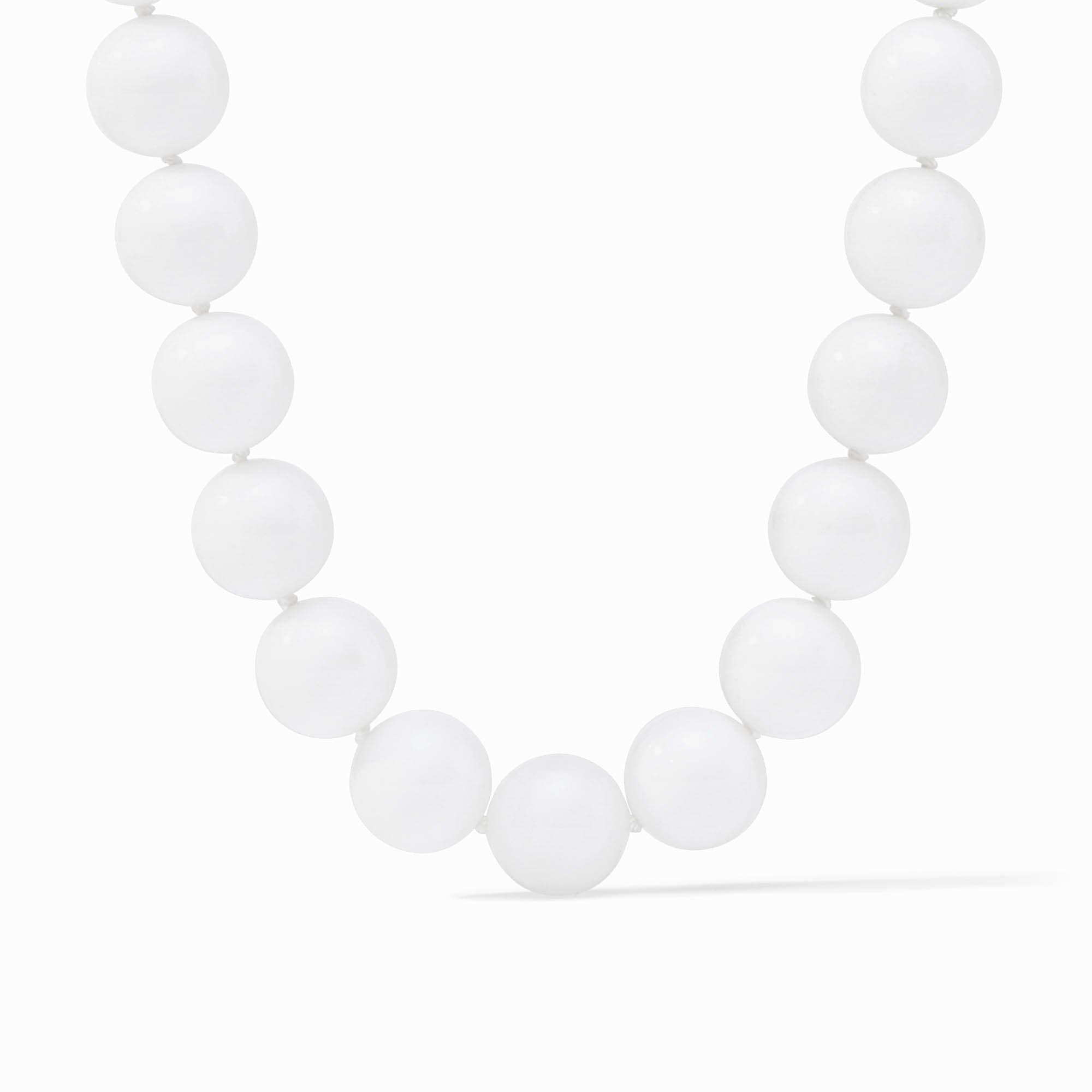 Portofino Beaded Necklace - White Jade - OS - Julie Vos - Gaines Jewelers