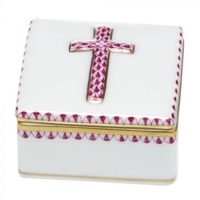 Prayer Box - Raspberry - Gaines Jewelers