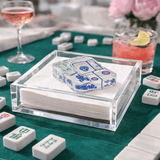 Preppy Mahjong Acrylic Napkin Weight - Maven Home - Gaines Jewelers