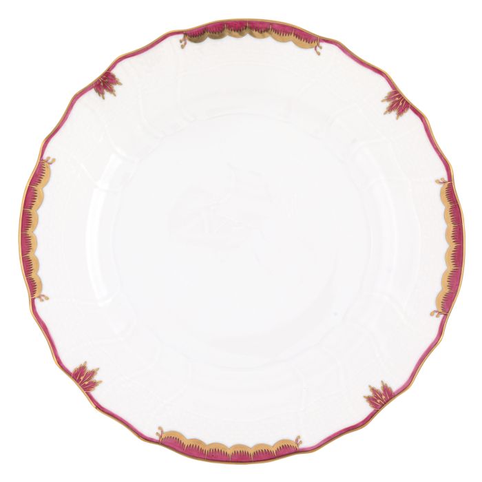 Princess Victoria Dinner Plate - Raspberry - Herend - Gaines Jewelers