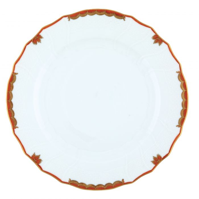 Princess Victoria Dinner Rust Plate - Herend - Gaines Jewelers