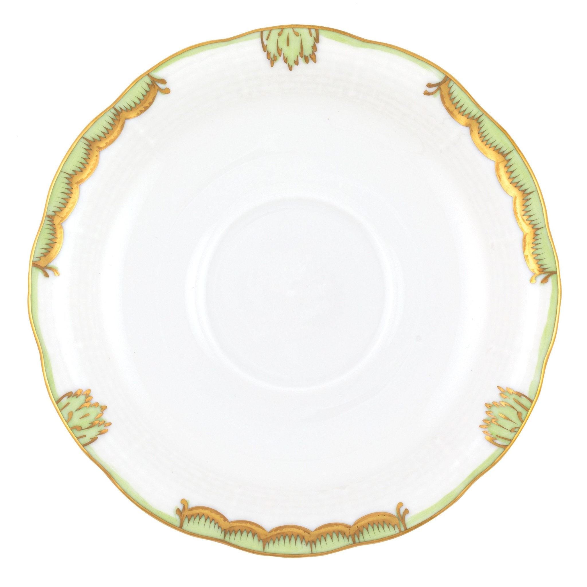 Princess Victoria Green Tea Saucer - Gaines Jewelers