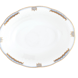 Princess Victoria Light Blue Oval Vegetable Dish - Herend - Gaines Jewelers