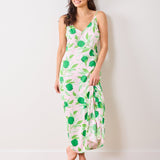 Printfresh - Lime Zest - Satin Chic To Sleep Nightie - Pink Salt - Gaines Jewelers
