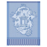 Promenade Impériale Tea towel Promenade Impériale Cotton - Blue - Le Jacquard - Gaines Jewelers