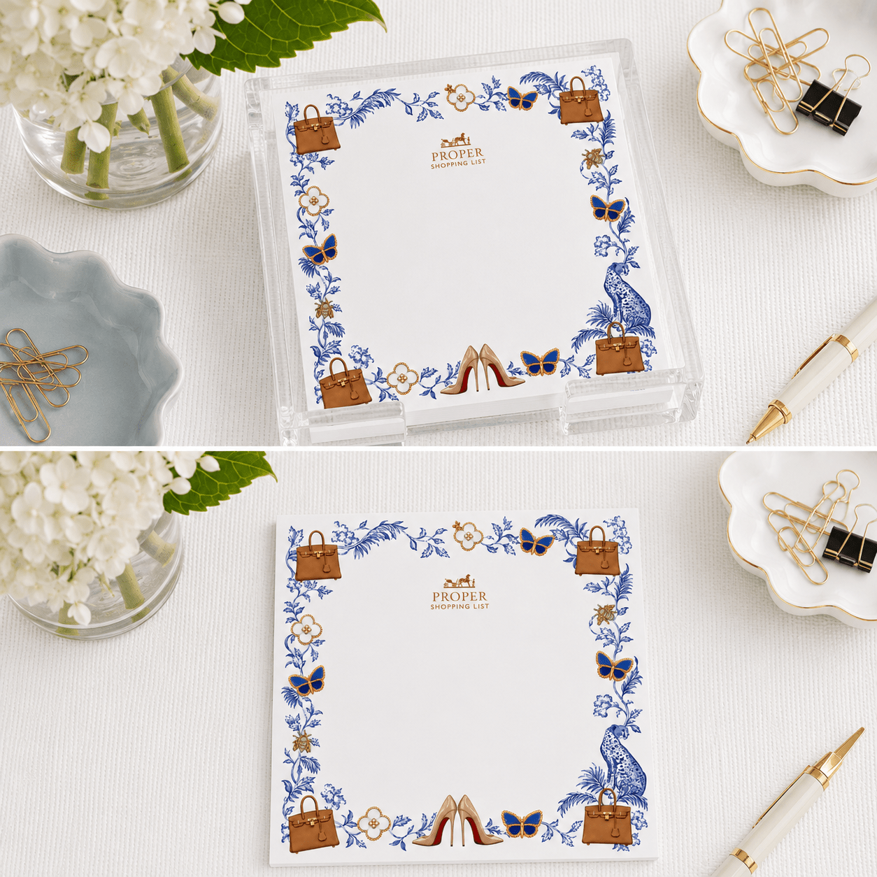 Proper List Notepaper in Acrylic Holder - Maven Home - Gaines Jewelers