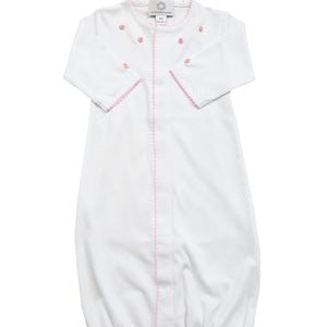 Proper Pima Converter Gown- White with pink - Gaines Jewelers