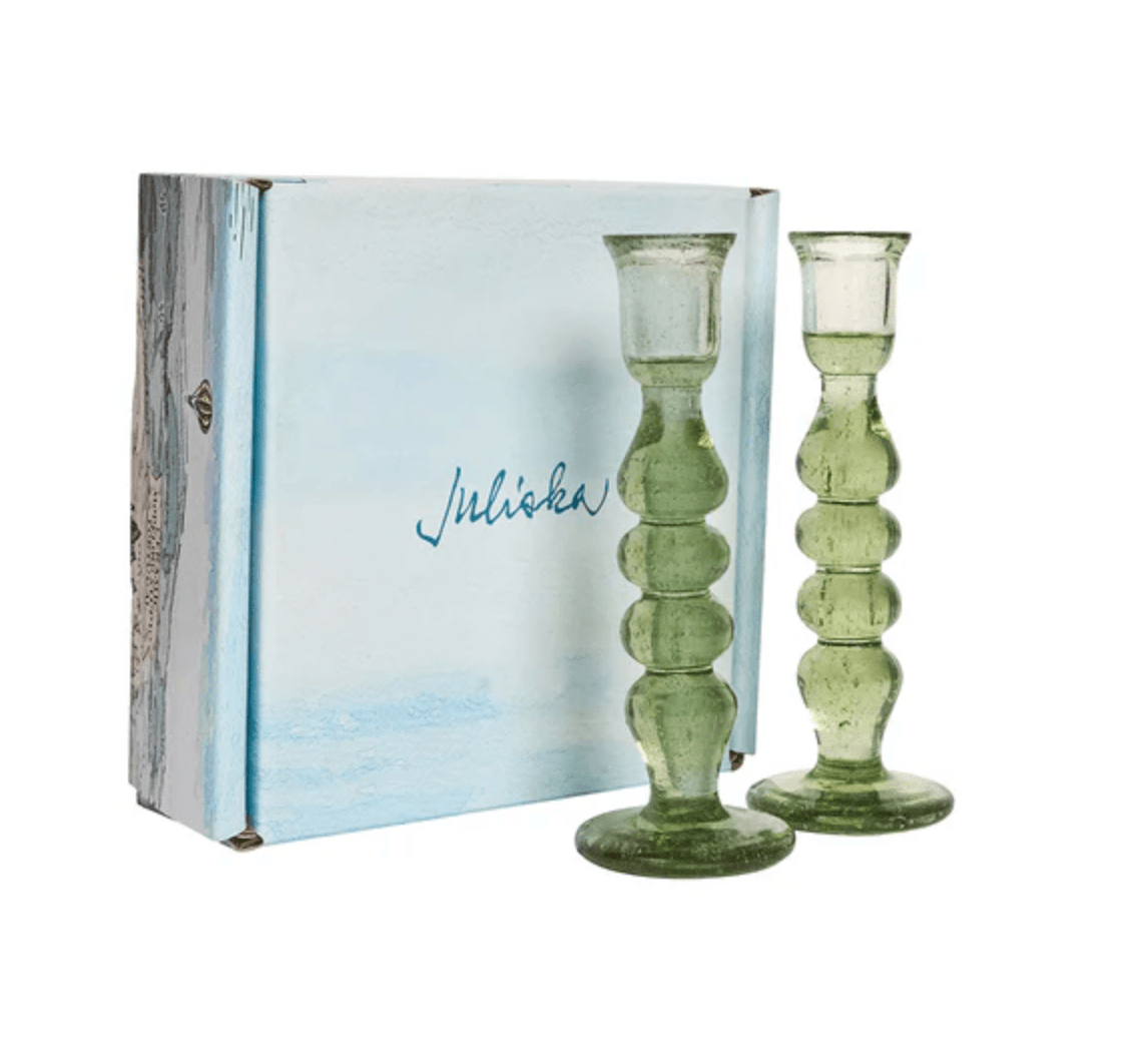 Provence 7" Candlestick Set of 2 - Basil - Juliska - Gaines Jewelers
