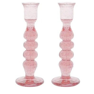 Provence 7" Candlestick Set of 2 - Blush - Juliska - Gaines Jewelers