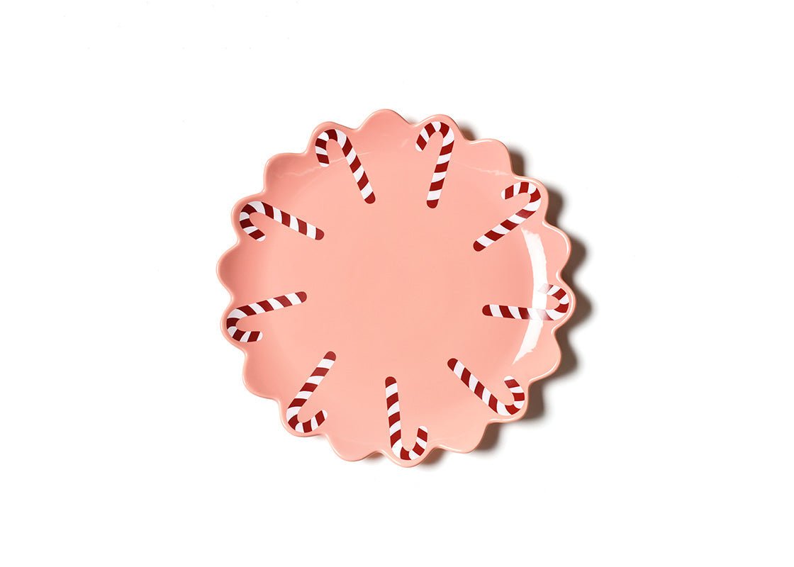 Provence Candy Cane Scallop Platter - Coton Colors - Gaines Jewelers