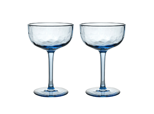 Puro Cocktail Coupe Set/ 2 - Chambray - Juliska - Gaines Jewelers