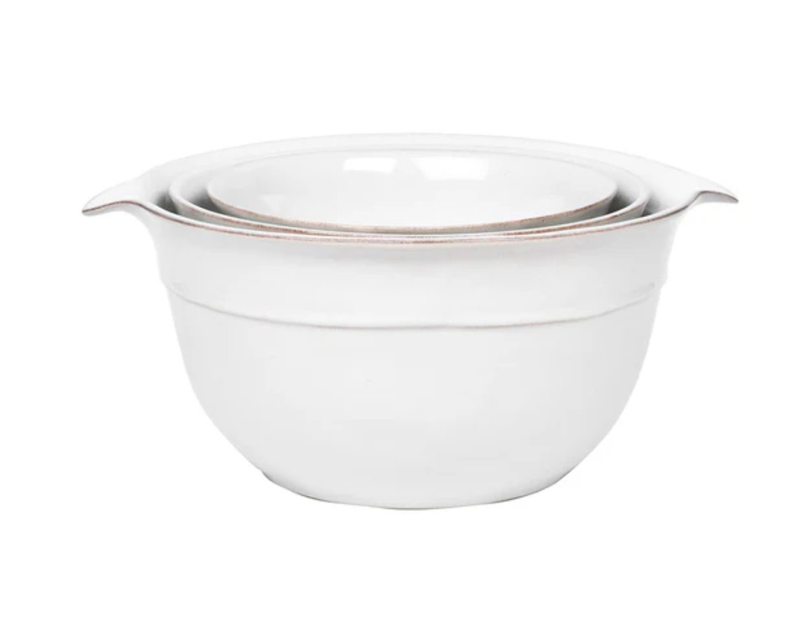 Puro Nesting Serving Bowl Set/3pc - Whitewash - Juliska - Gaines Jewelers