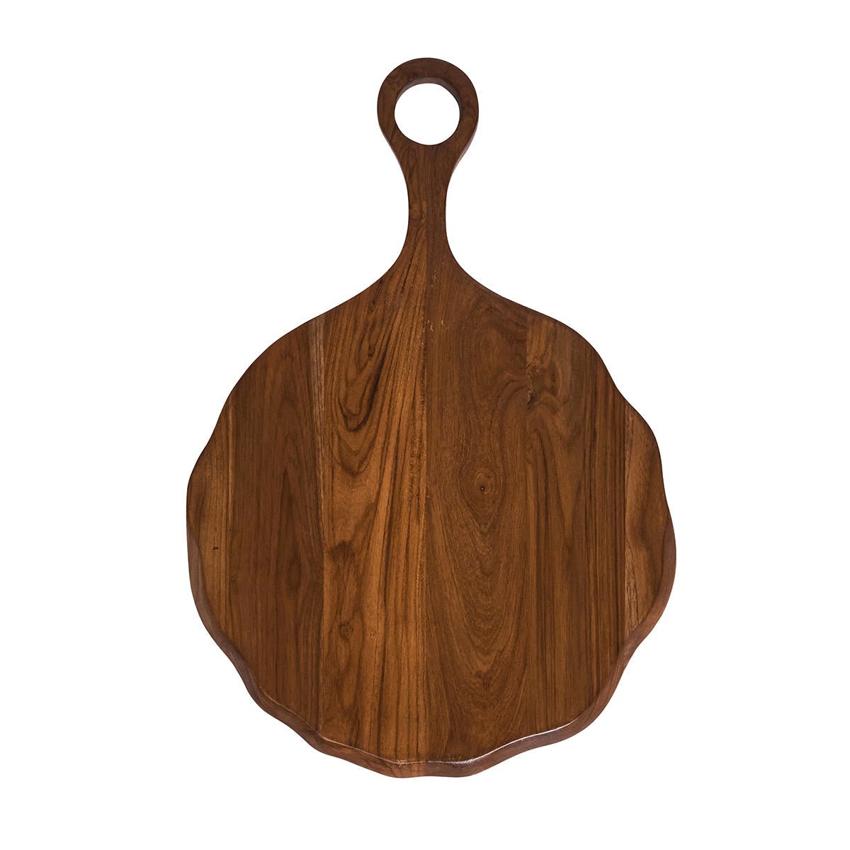 Puro Round Serving Board - Teak Puro Round Serving Board Teak - Juliska - Gaines Jewelers