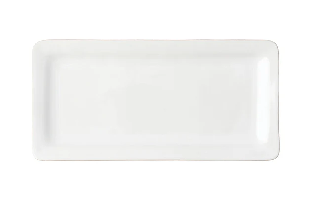 Puro Whitewash 15" Rectangular Appetizer Platter - Juliska - Gaines Jewelers