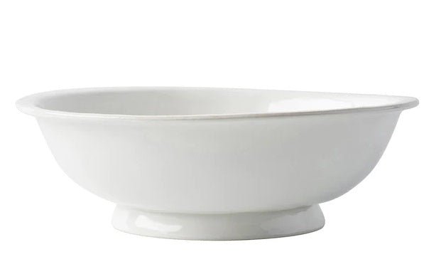 Puro Whitewash Footed Fruit Bowl - Gaines Jewelers