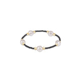 Purpose Admire Pearl 8mm Faceted Hematite Bracelet - Enewton - Gaines Jewelers