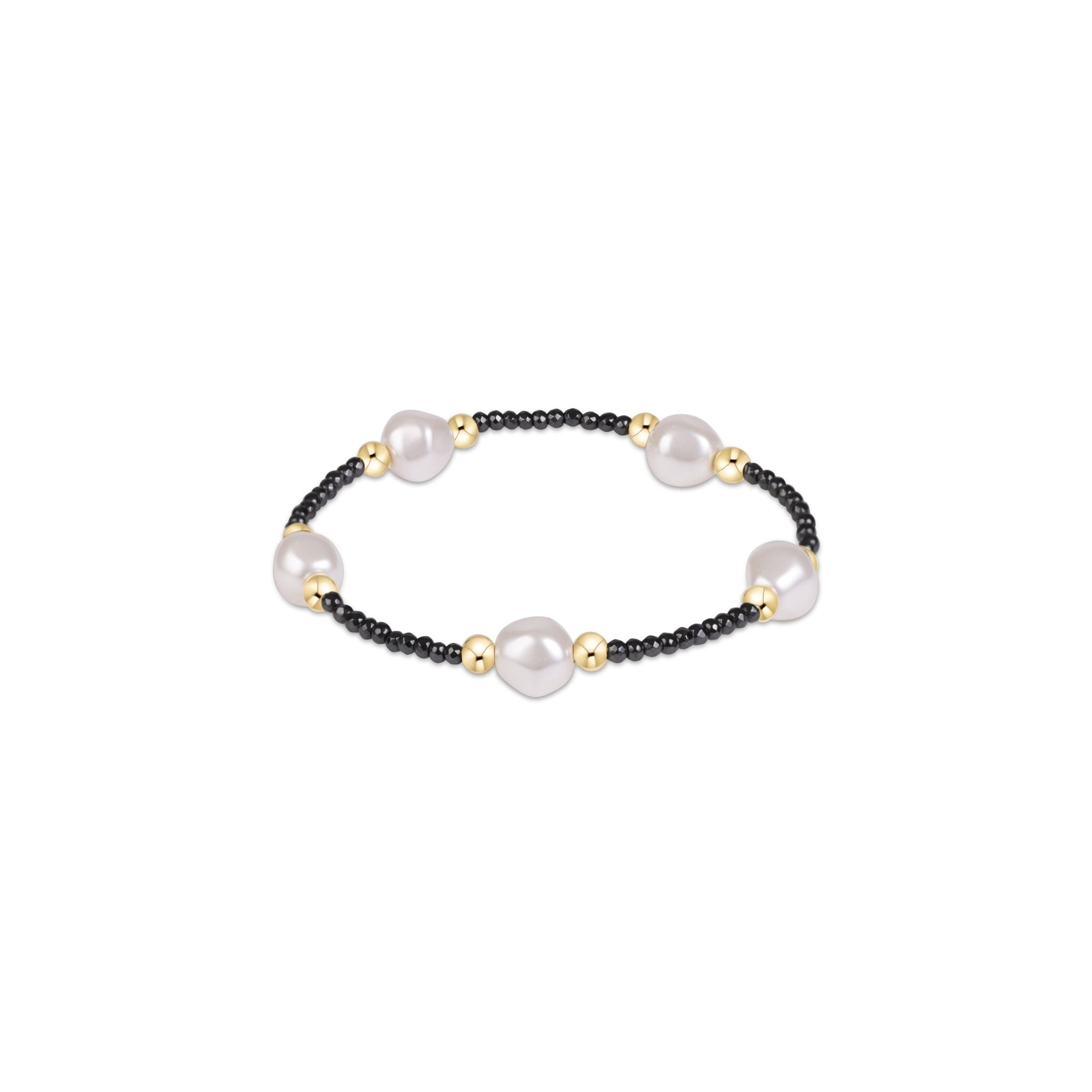 Purpose Admire Pearl 8mm Faceted Hematite Bracelet - Enewton - Gaines Jewelers