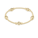 Purpose Dignity 6mm Bead Bracelet - Gold - enewton - Gaines Jewelers