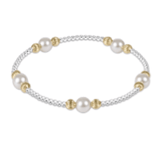 Purpose Dignity Pearl 6mm Bead Bracelet - Mixed Metal - enewton - Gaines Jewelers