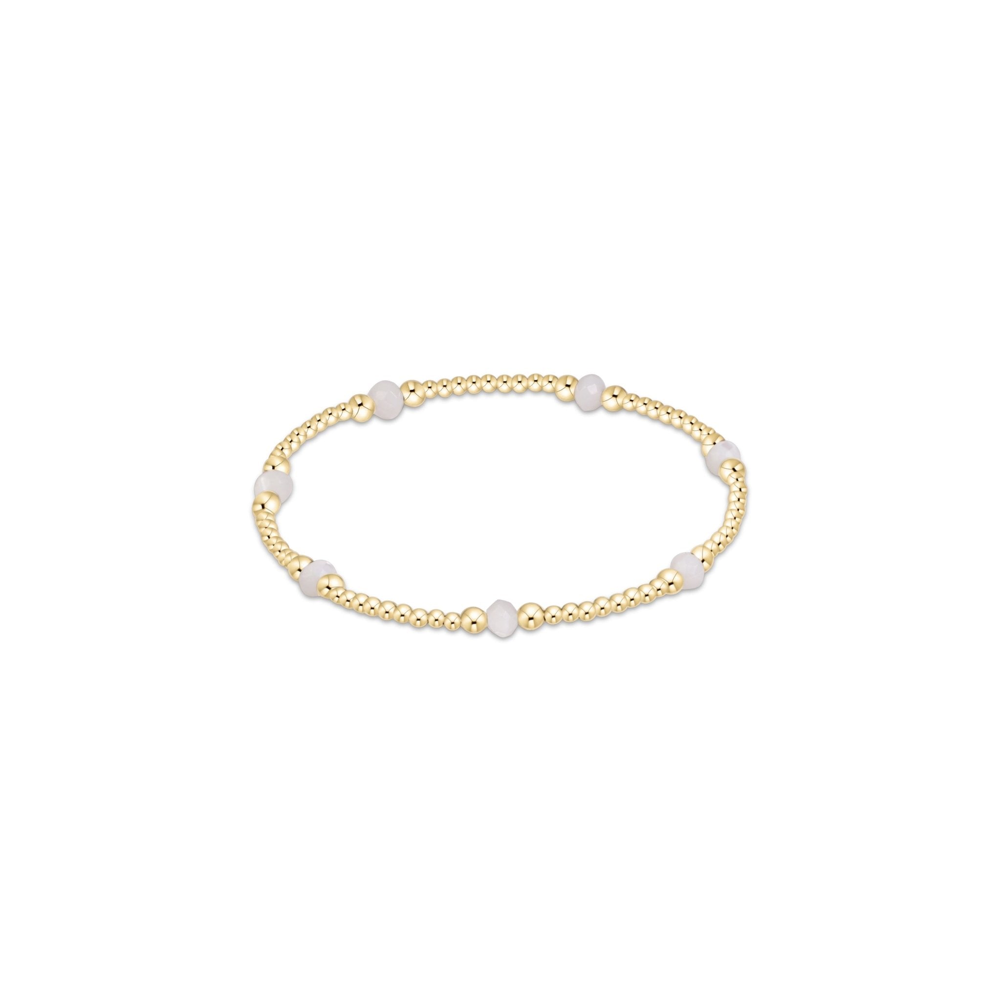 Purpose Gemstone 4mm Bracelet - Mother Of Pearl - Enewton - Gaines Jewelers