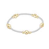 Purpose Gold 6mm Bead Bracelet - Mixed Metal - enewton - Gaines Jewelers