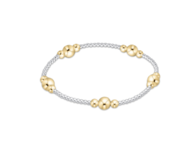 Purpose Gold 6mm Bead Bracelet - Mixed Metal - enewton - Gaines Jewelers