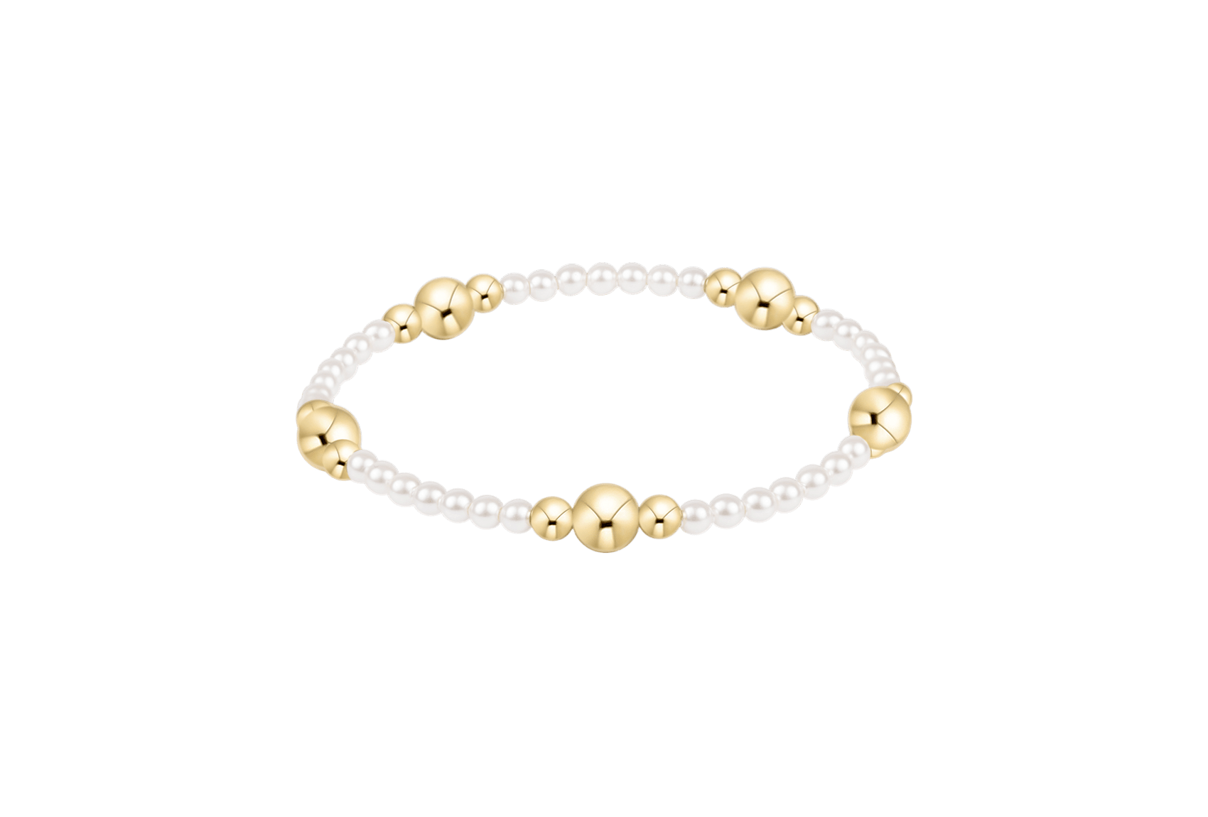 Purpose Gold 6mm Pearl Bracelet - enewton - Gaines Jewelers