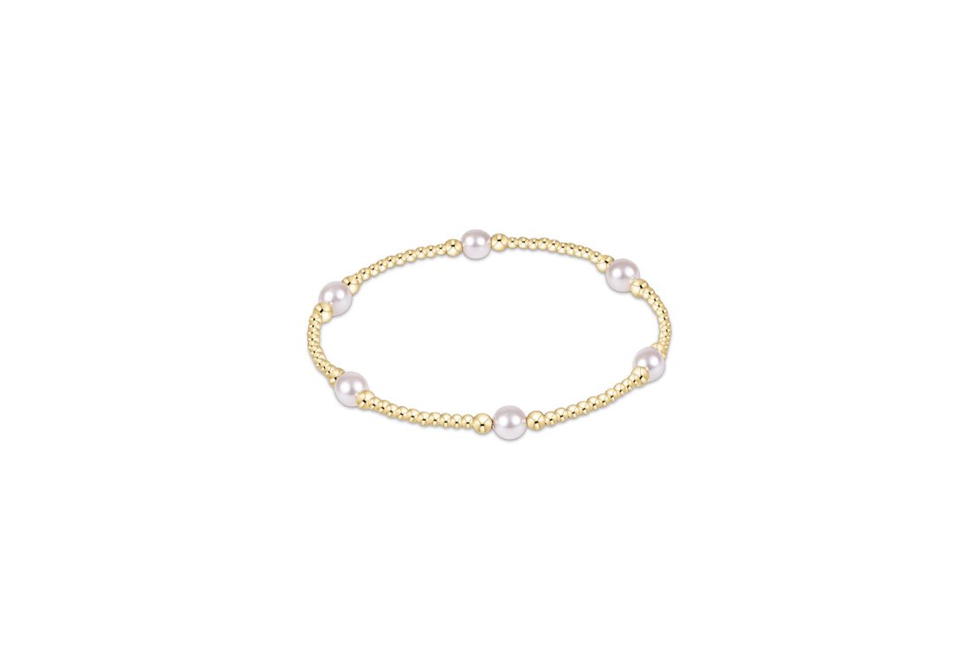Purpose Pearl 5mm Gold Bracelet - Enewton - Gaines Jewelers