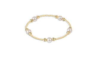 Purpose Pearl 6mm Bead Bracelet - Dignity - enewton - Gaines Jewelers