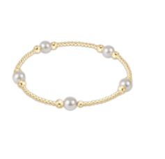 Purpose Pearl 6mm Bead Bracelet - Gold - enewton - Gaines Jewelers