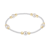 Purpose Pearl 6mm Bead Bracelet - Mixed Metal - enewton - Gaines Jewelers