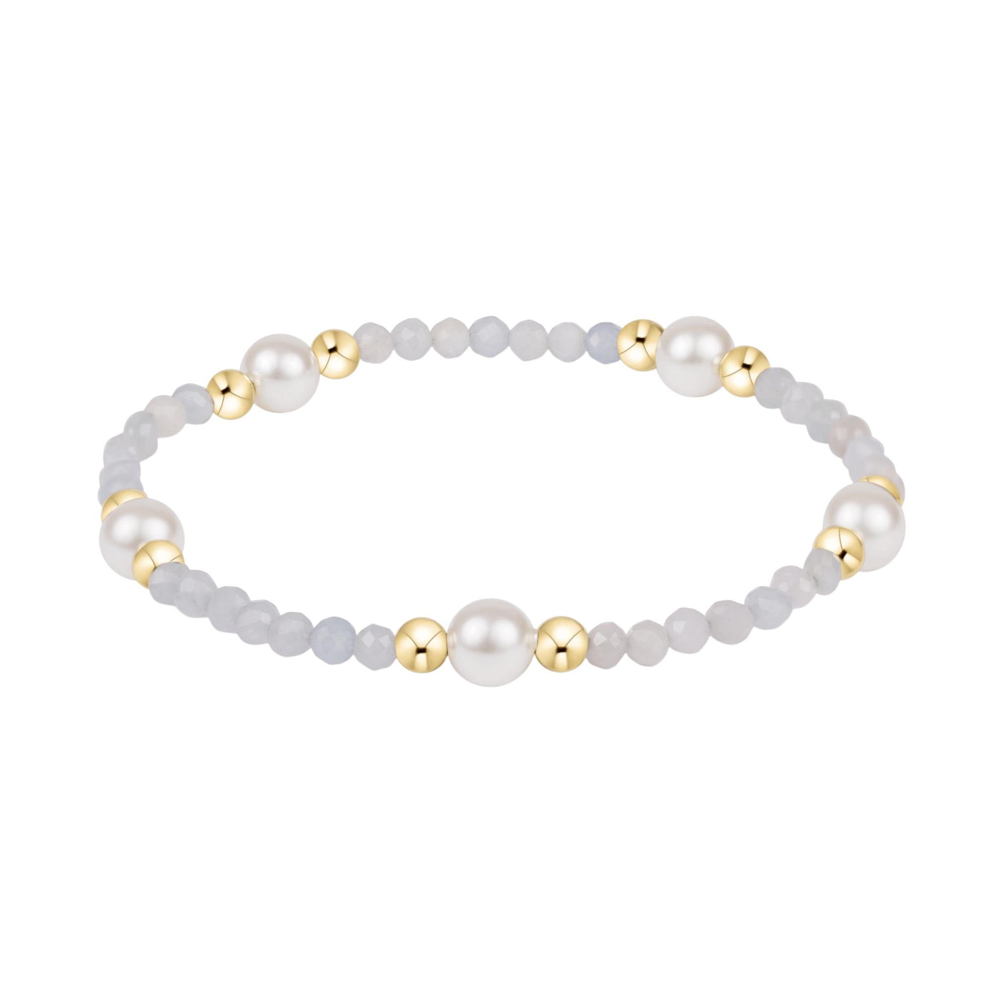 Purpose Pearl 6mm Gem Bracelet - Aquamarine - enewton - Gaines Jewelers