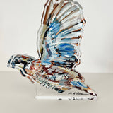 "Quaint Quail" acrylic shelfie: Large - Chelsea McShane Art - Gaines Jewelers