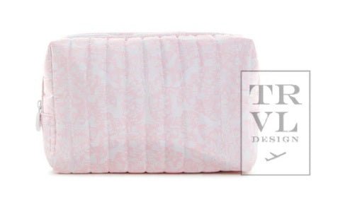 QUILTED EVERYDAY BAG - WOODLAND PINK - Gaines Jewelers