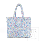 Quilted Go Go Tote - Bridgehampton Floral - TRVL design - Gaines Jewelers
