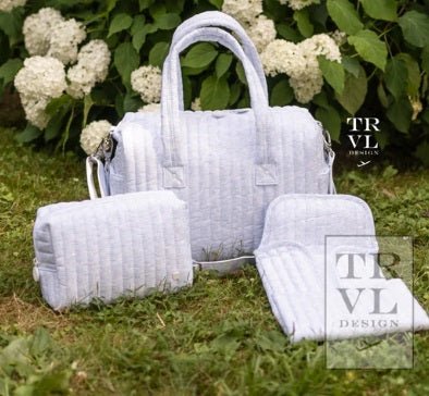 Quilted Stoller Bundle in Woodland Blue + Changer Mat + Everyday - TRVL Design - Gaines Jewelers